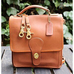 Coach Vintage - Station Bag 5130 (Willis) in British Tan, USA - 1980s